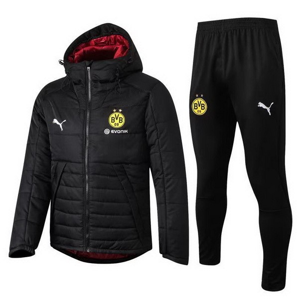 Chaqueta Abajo Borussia Dortmund Conjunto Completo 2019/20 Negro